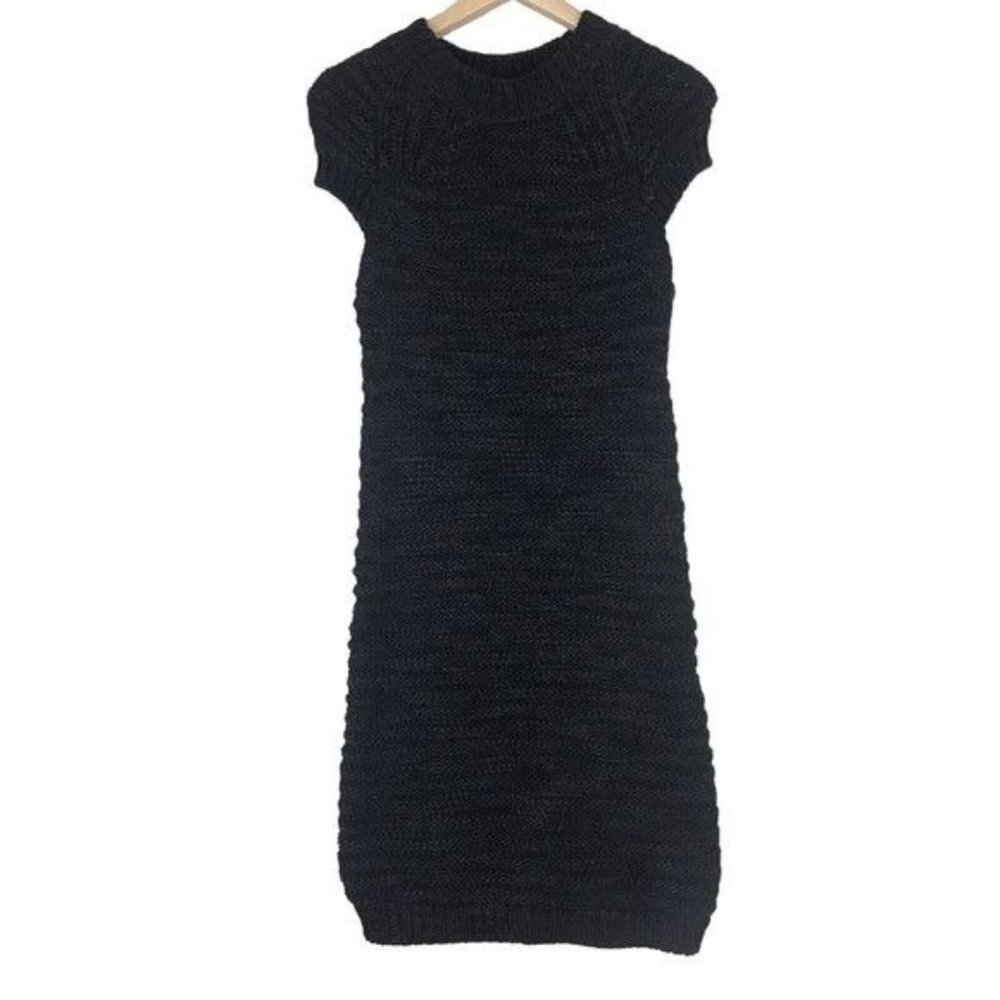 VIVIENNE VIVIENNE TAM Cap Sleeve Alpaca Wool Blend Knit Dress Size Small